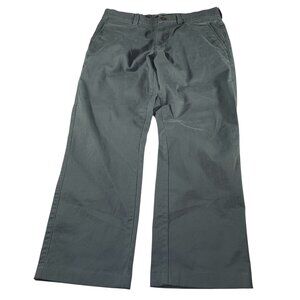 Duck Head Mens Olive Green Chino Pants Straight Fit 32x26 Cotton Spandex Stretch